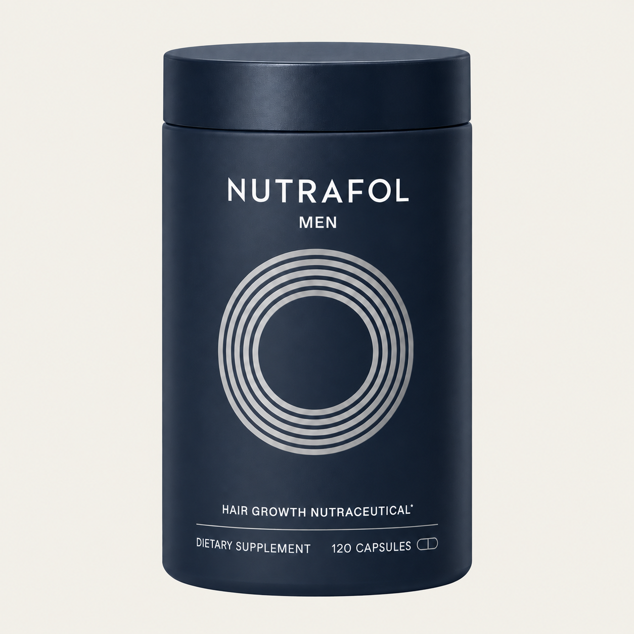 AI-generated Nutrafol Men packaging illustration